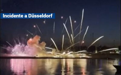 Esplosione di fuochi d’artificio ferisce 19 persone a Düsseldorf