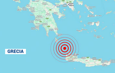 Terremoto a largo di Creta: la terra trema nel Mediterraneo