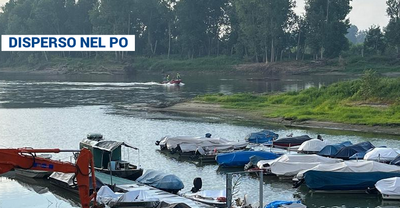Disperso un 15enne nel Po: ricerche al Ponte della Becca