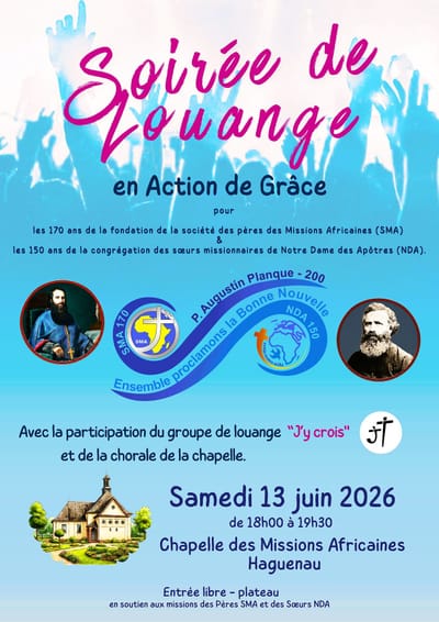 Soirée de Louange en action de grâce