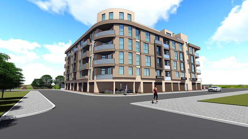 📍 Монтана | 🏗 Ново строителство | 🏢 Жилищна сграда | Апартаменти | Гаражи | Паркоместа | Модерна архитектура | Добра локация