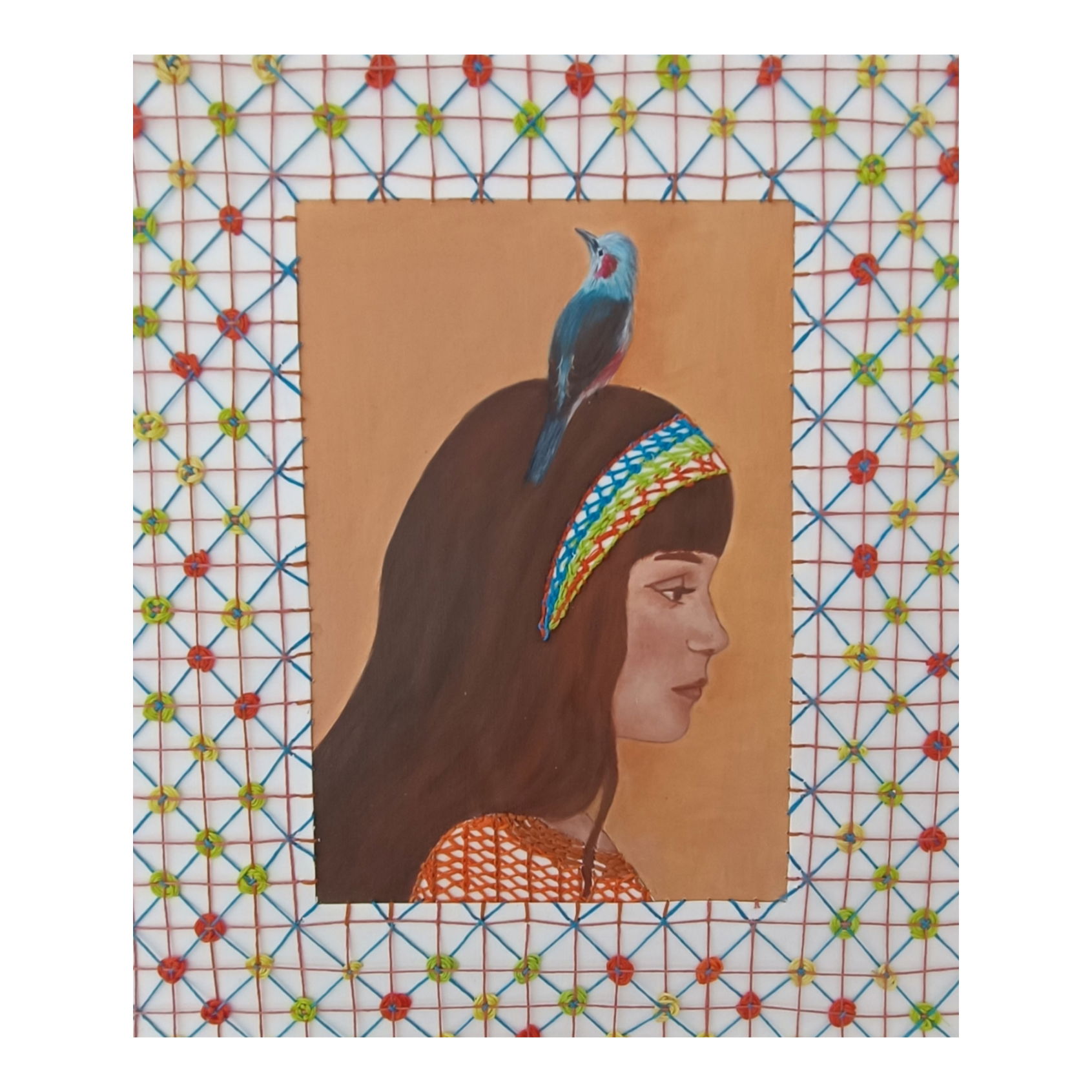 un oiseau sur ma tête