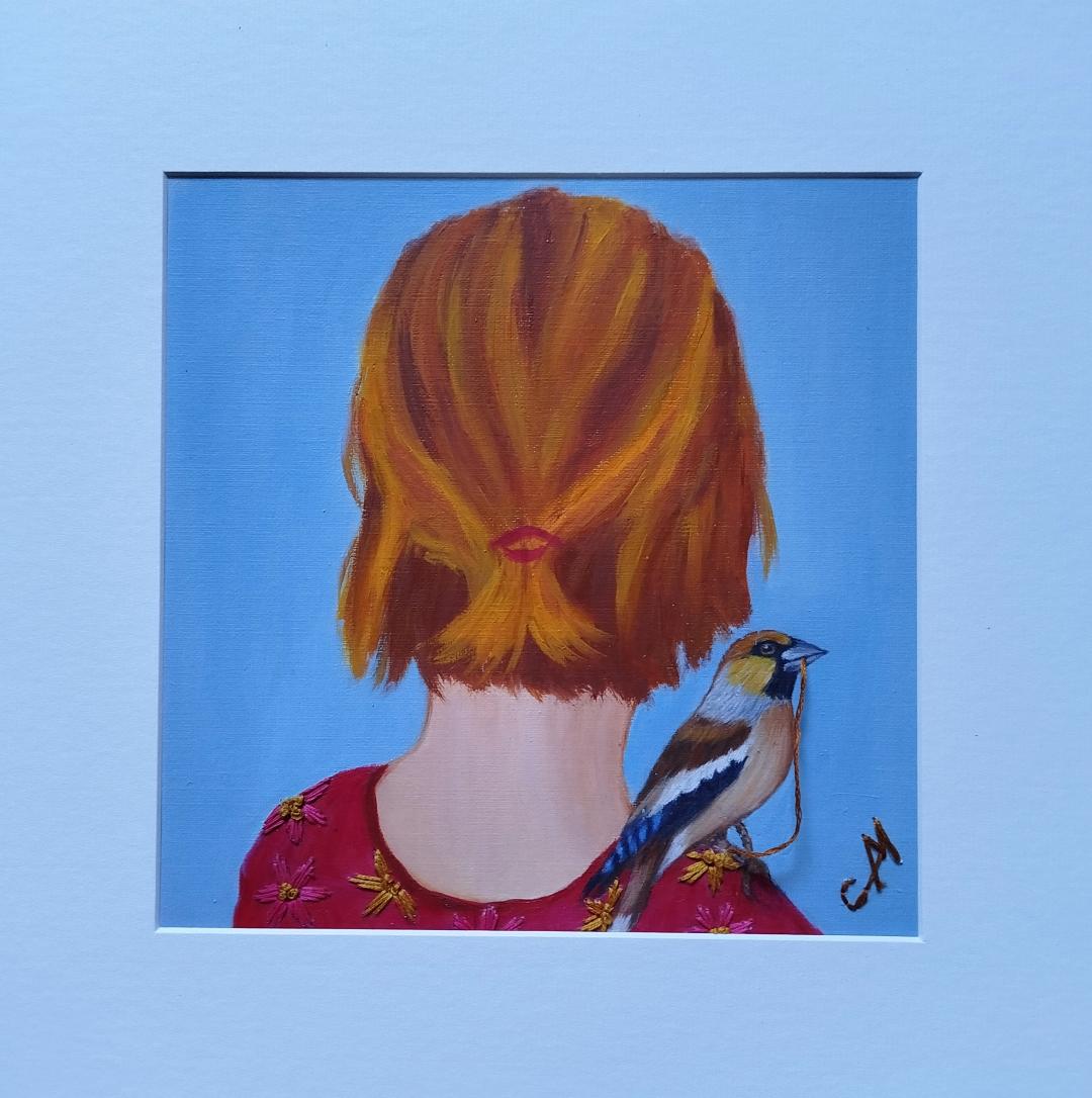 Un oiseau sur mon épaule