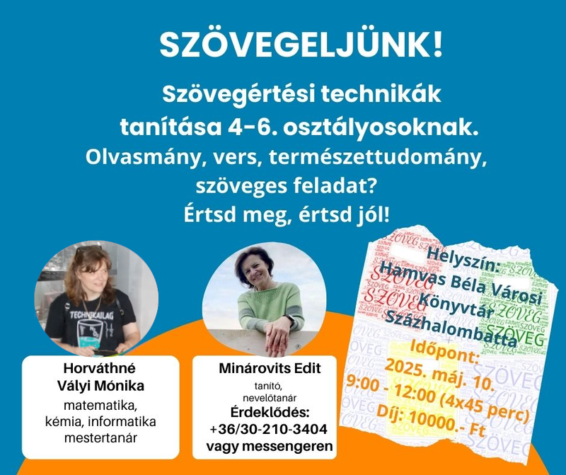 Szövegeljünk!