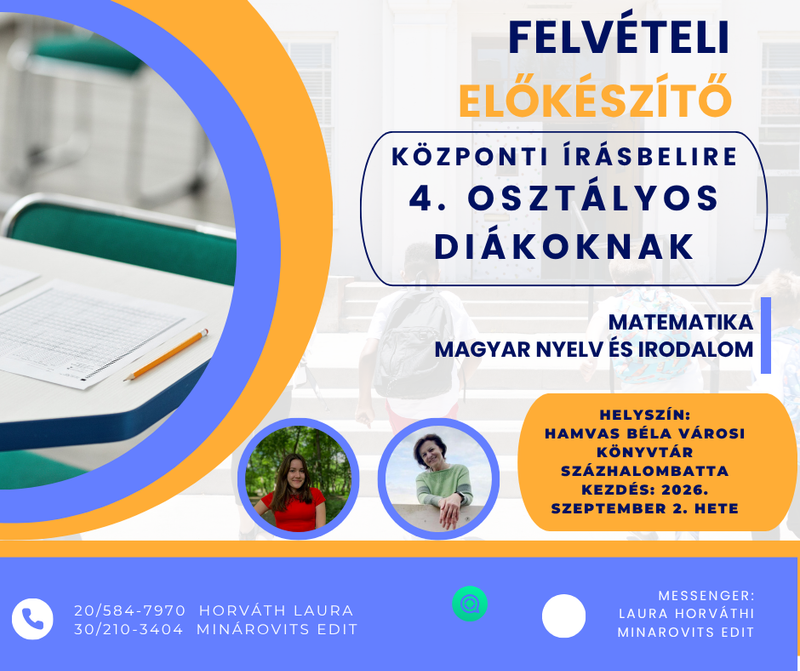 Készüljünk együtt a központi felvételire!