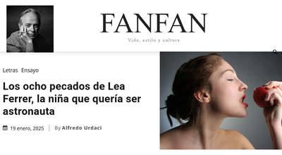 Los ocho pecados de Lea Ferrer, la niña que quería ser astronauta