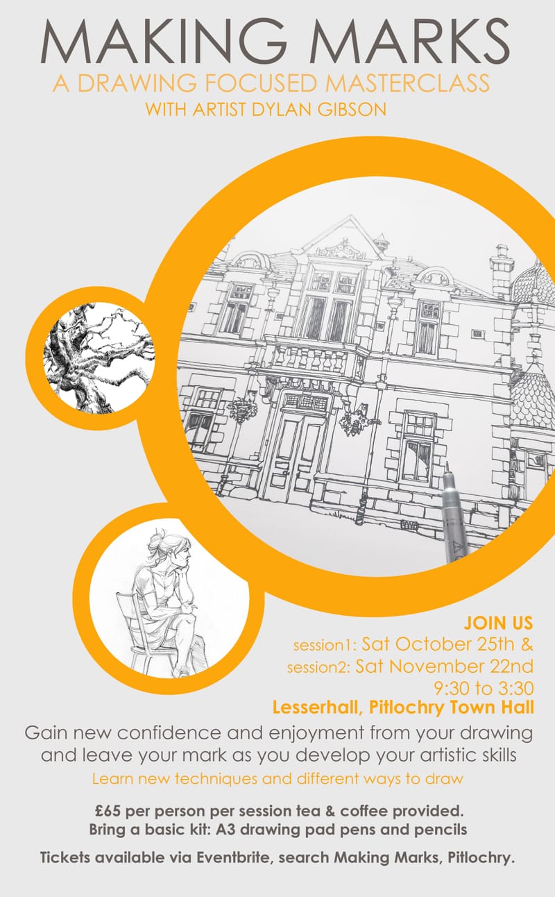 MAKING MARKS - DRAWING MASTERCLASS with DYLAN GIBSON