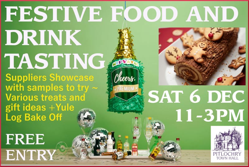 FESTIVE FOOD&DRINK SAT 6 DEC 11-3 Free Entry