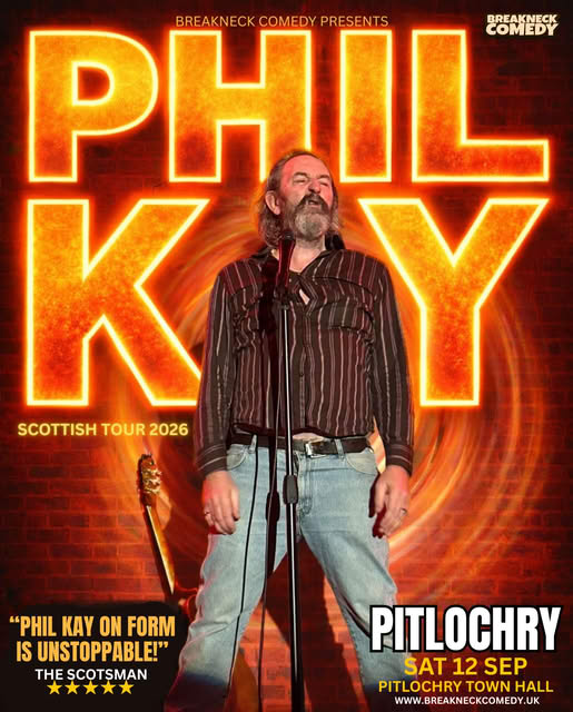 PHIL KAY, LIVE IN PITLOCHRY