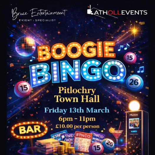 BOOGIE BINGO by Bruce Entertainment / Atholl Events