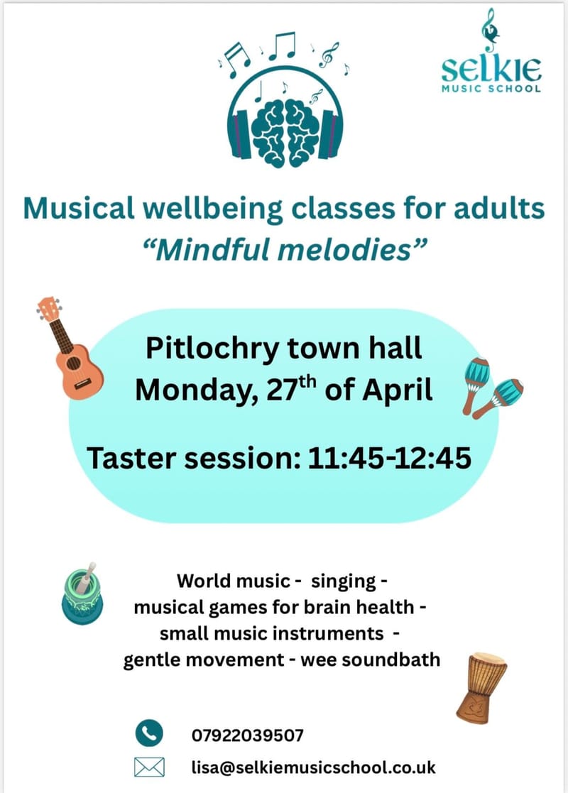 SELKIE MUSIC SCHOOL: MUSICAL WELLBEING (ADULTS)