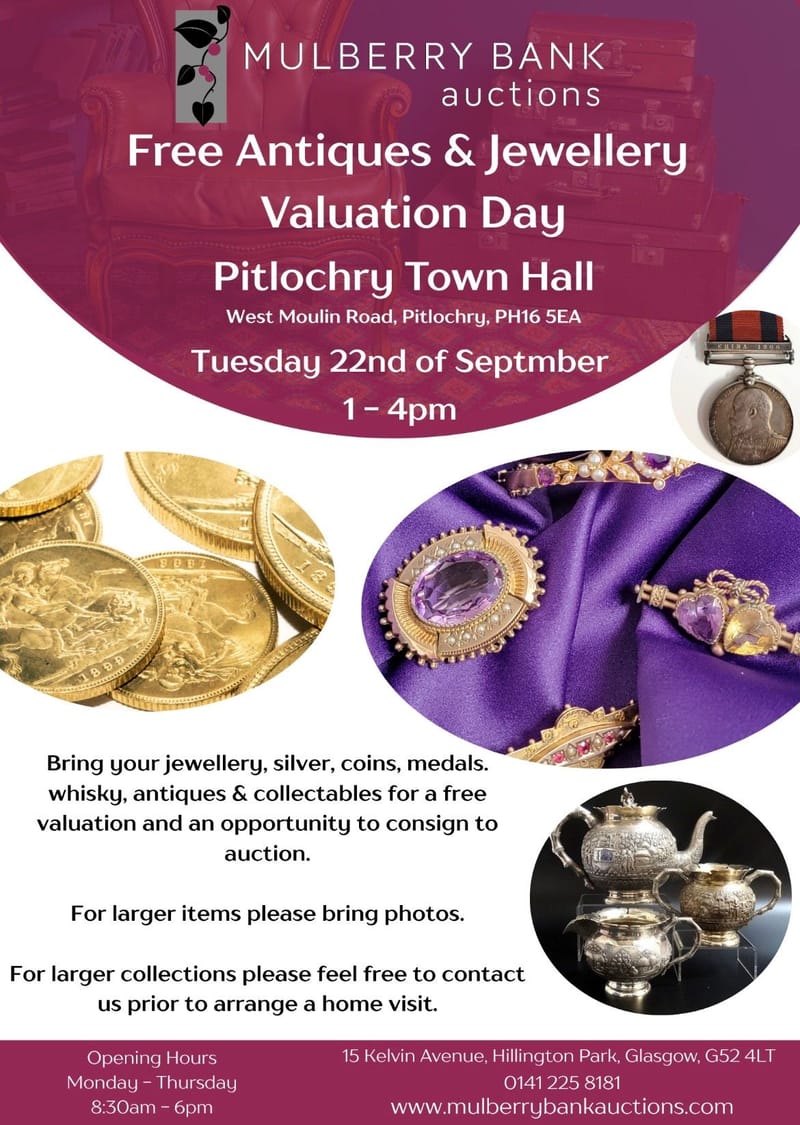 Free Antiques & Jewellery Valuation Day