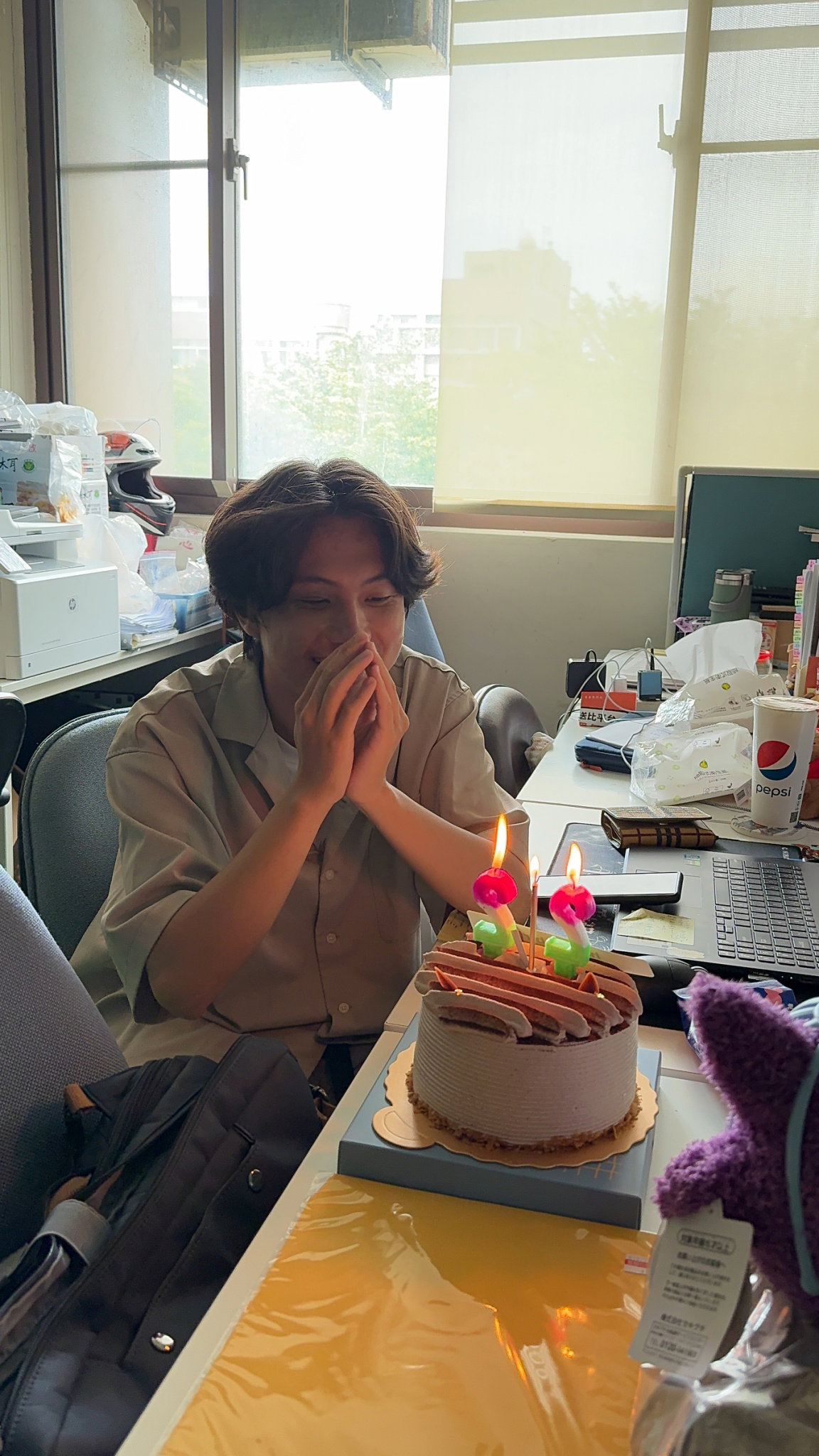 Blow the candle!