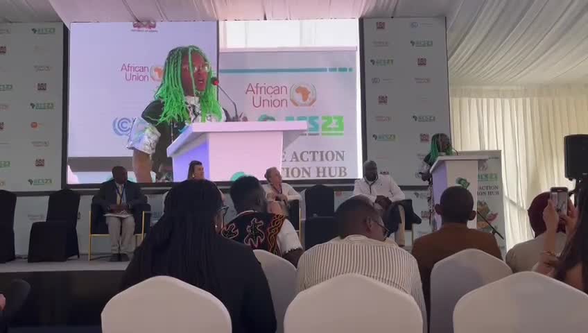 MY SPEECH ON THE EFFECTS OF CLIMATE CHANGE ON INDIGENOUS COMMUNITIES AT THE AFRICA CLIMATE SUMMIT  thumbnail