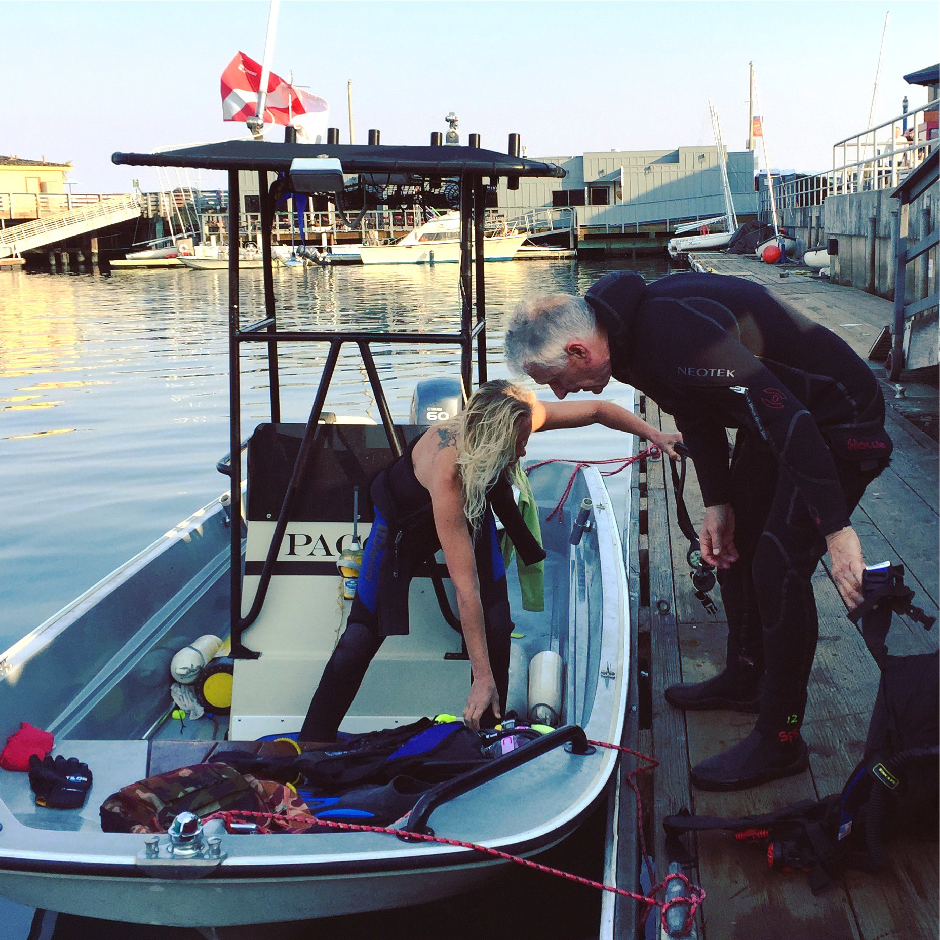 Harbor work