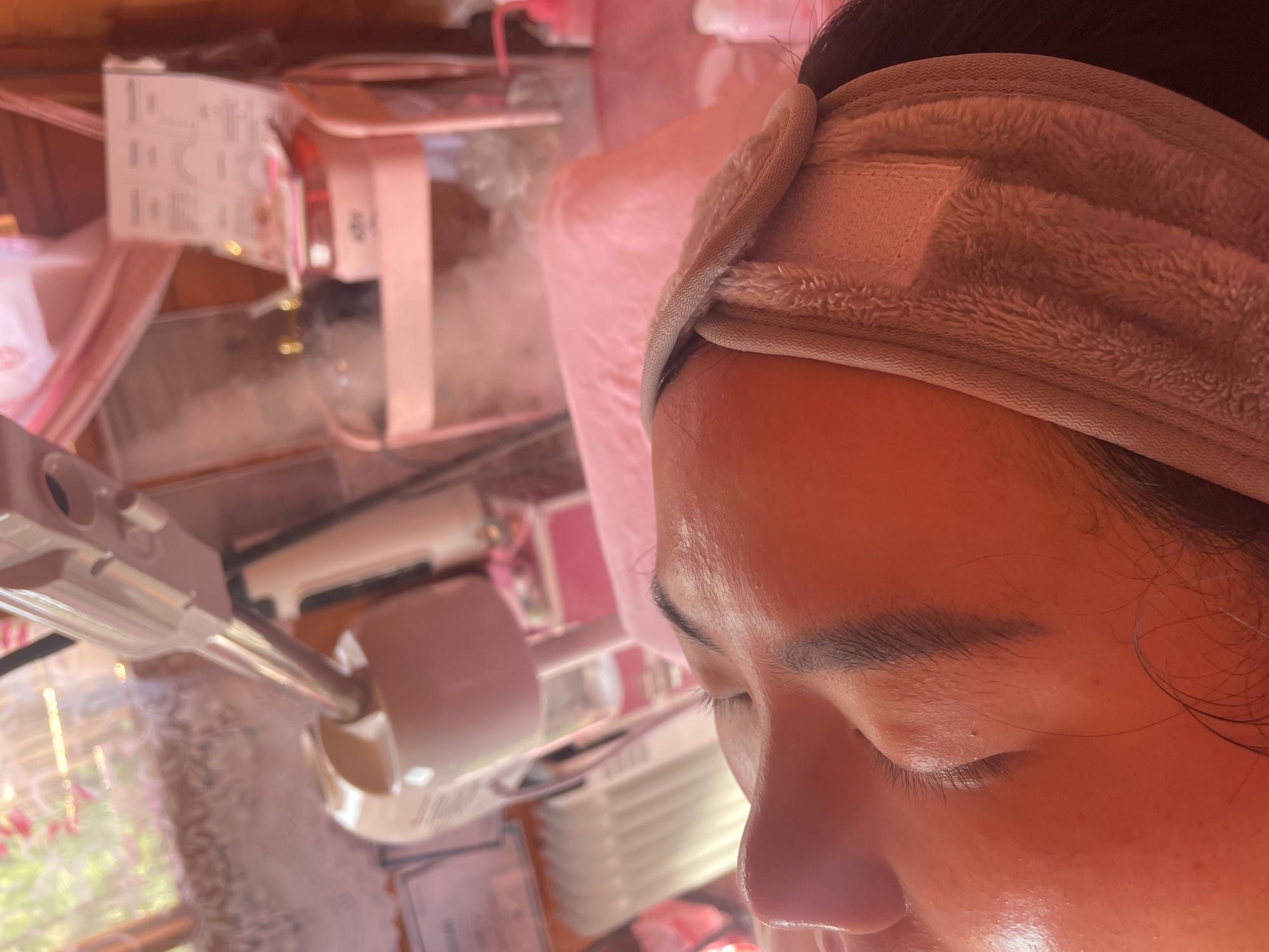 Luxurious steam facial