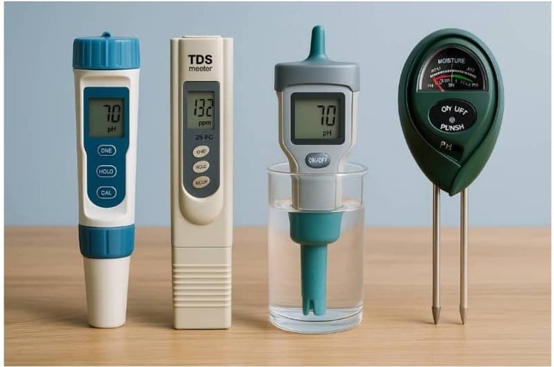 اجهزة فحص تربه وماء