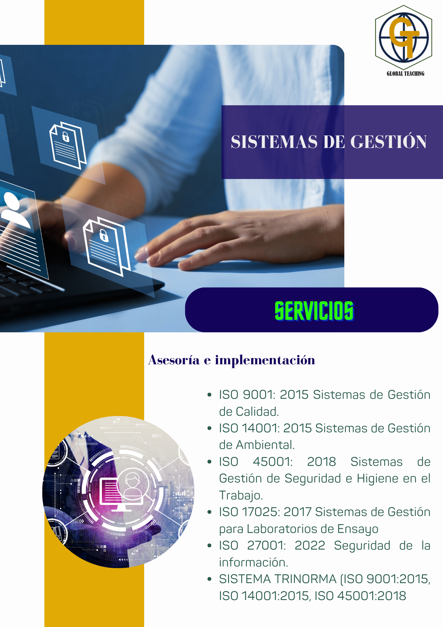 Servicios de asesorías e implementación