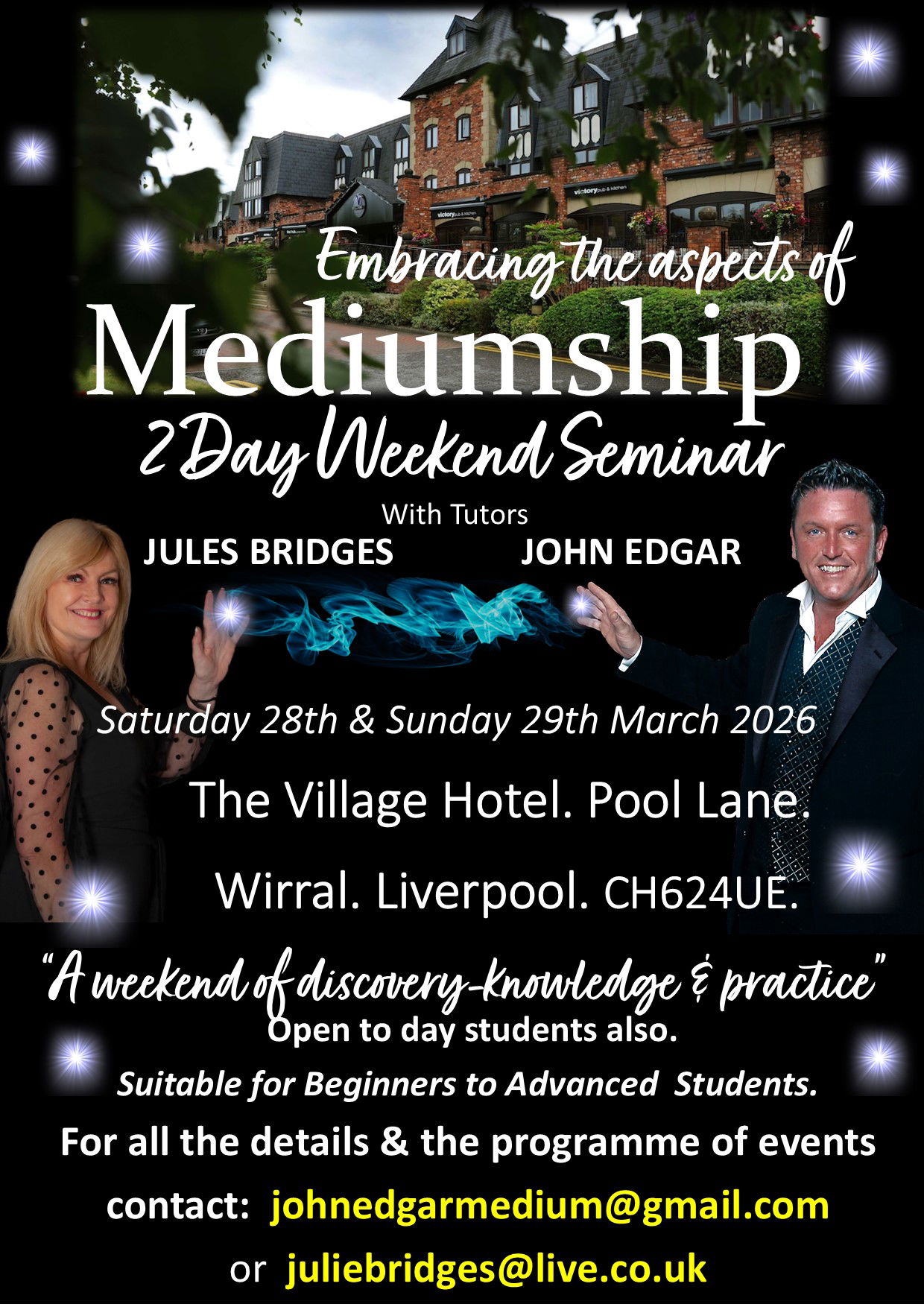 WEEKEND SEMINAR IN LIVERPOOL MARCH 2026