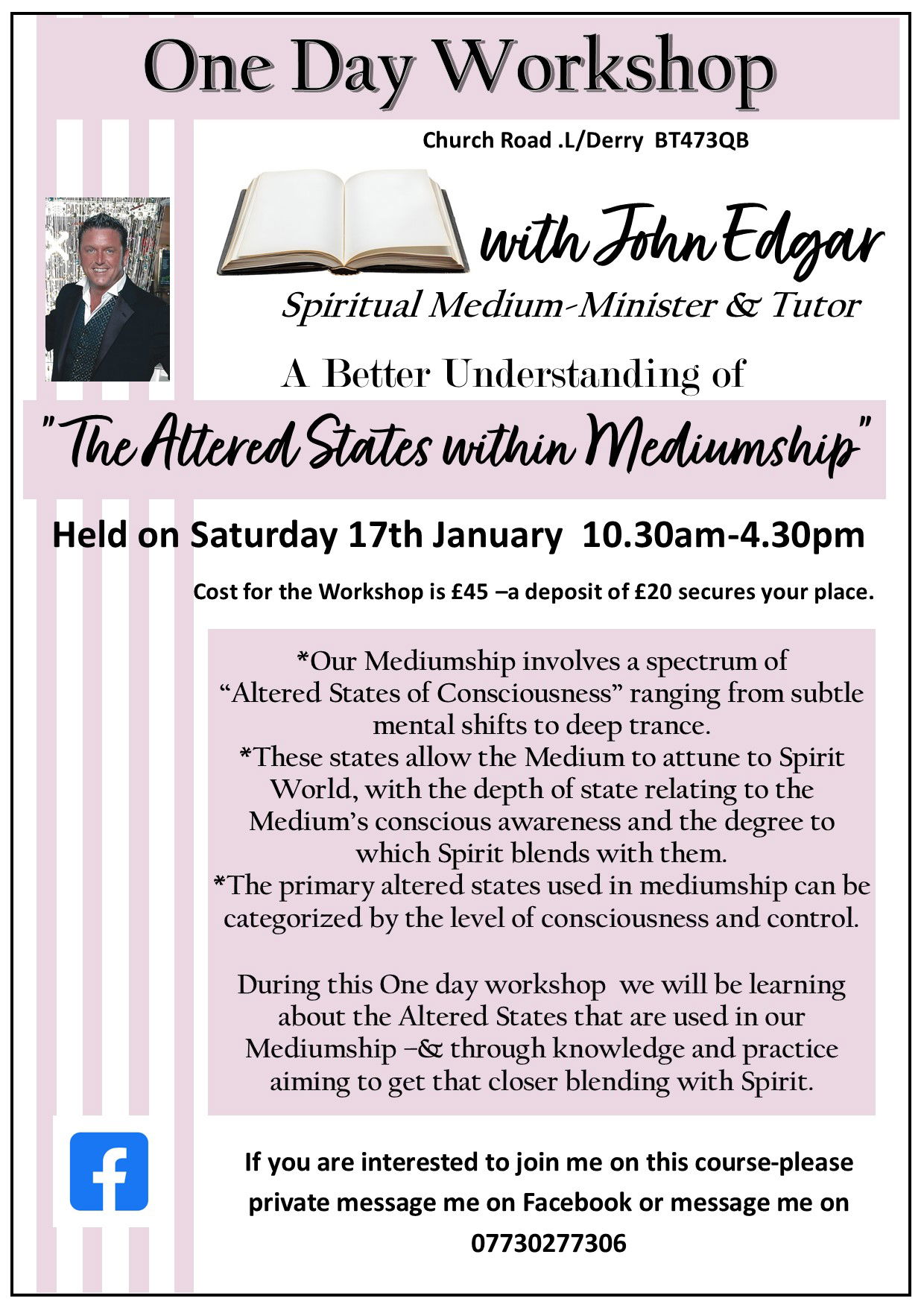 One Day Workshop at John's Home Studio