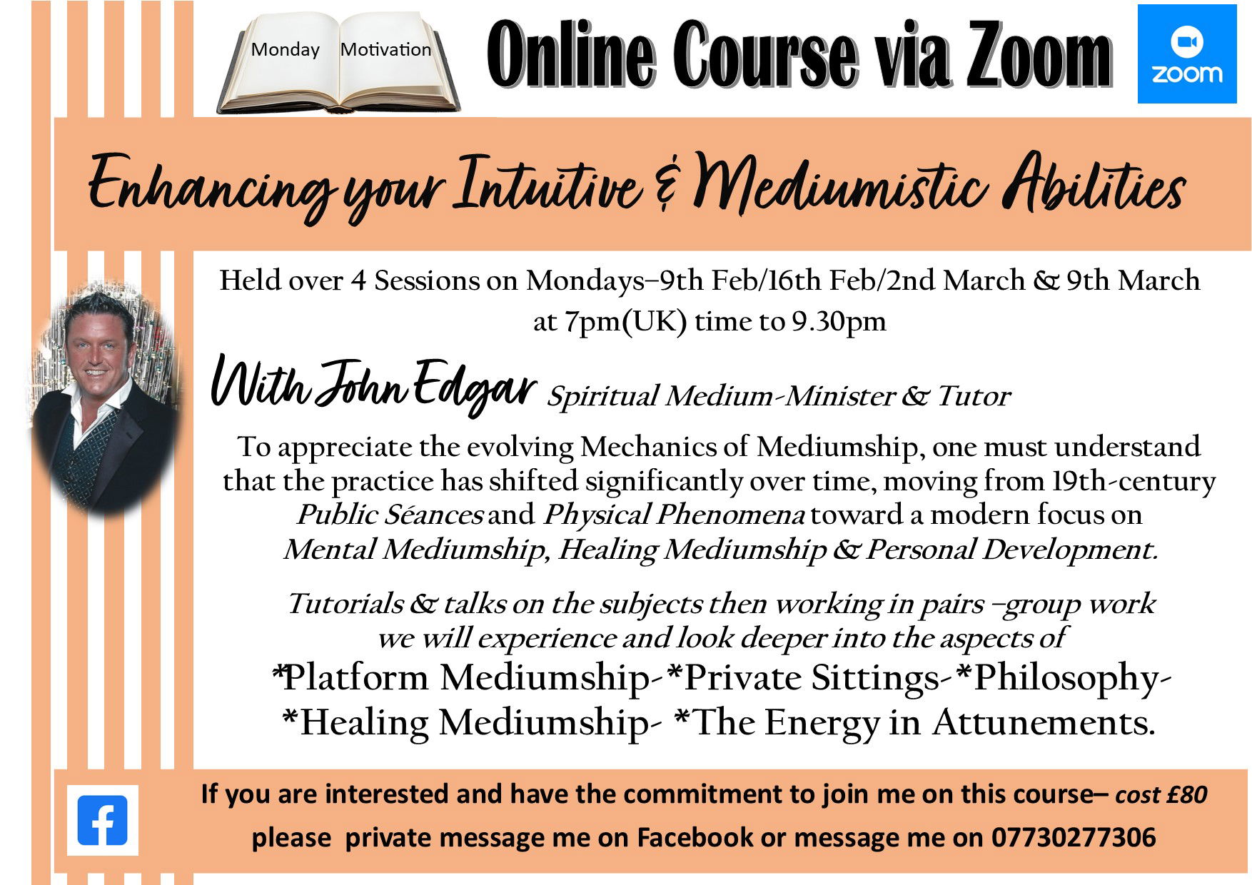 Online Mediumship Course over 4 Sessions