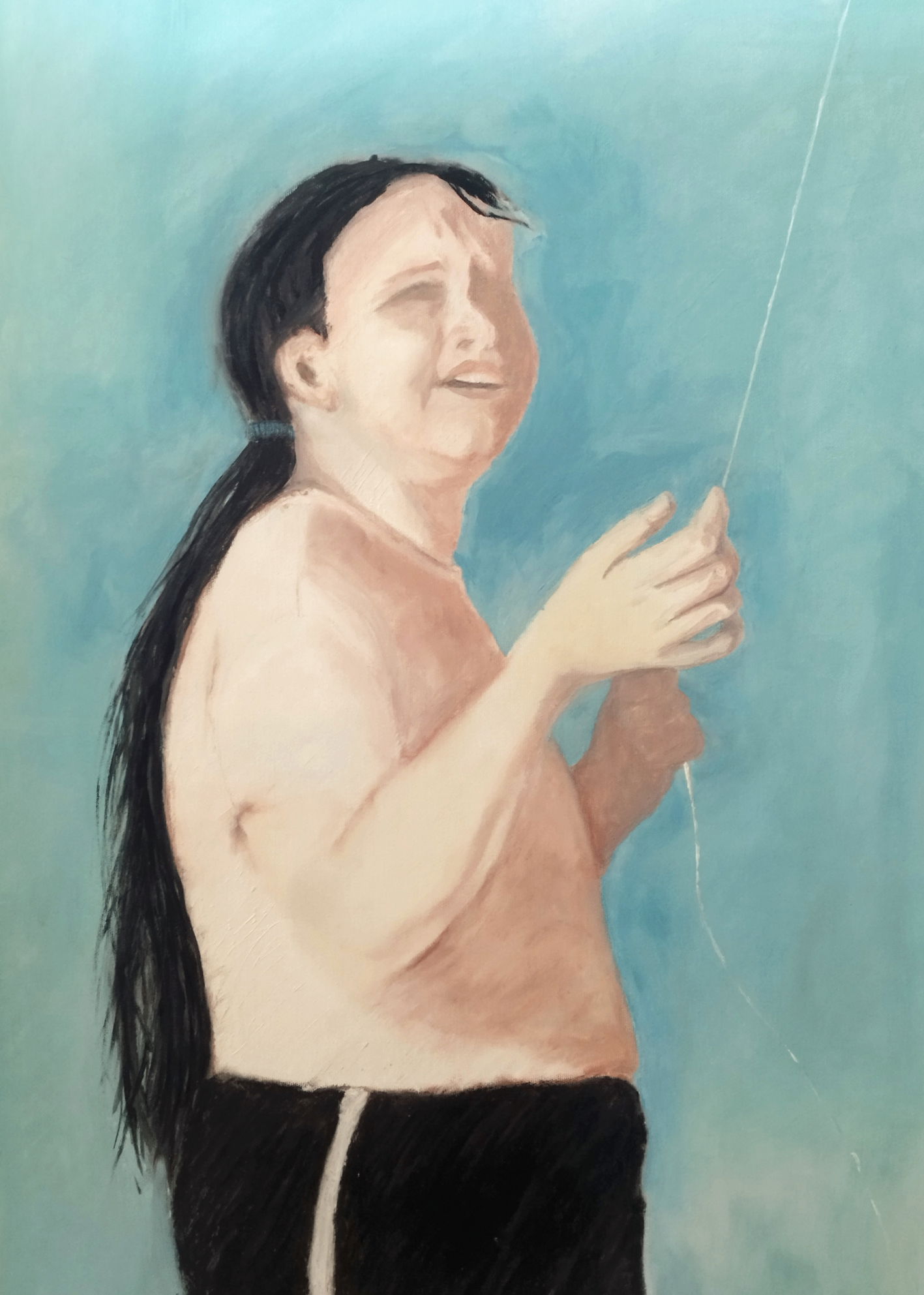Girl with a kite