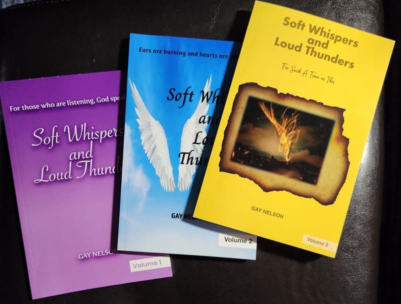 Books Available - Volumes 1, 2 & 3 of "Soft Whispers and Loud Thunders"