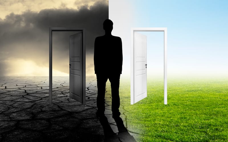 TWO DOORS...CHOOSE WISELY