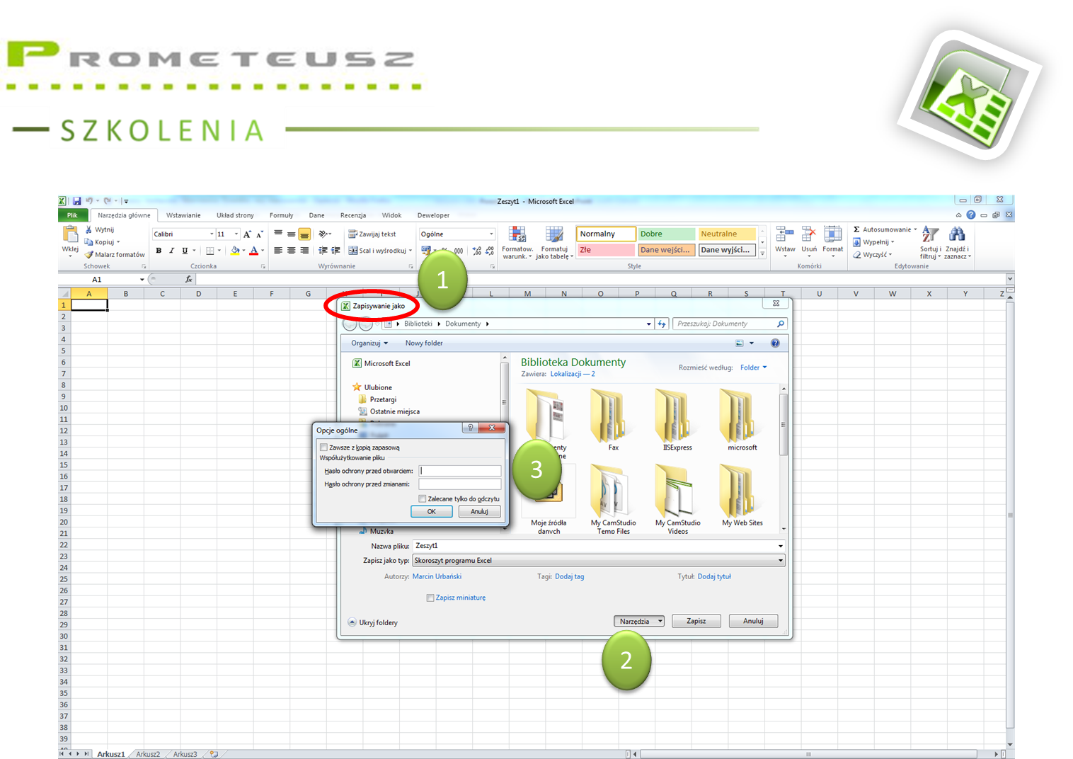 Excel zabezpieczanie plików