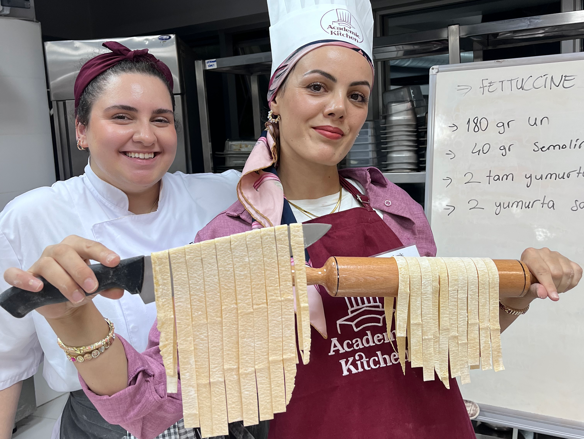 Ellerde Un, Yüzlerde Gülümseme: Fettuccine Makarna Workshopu