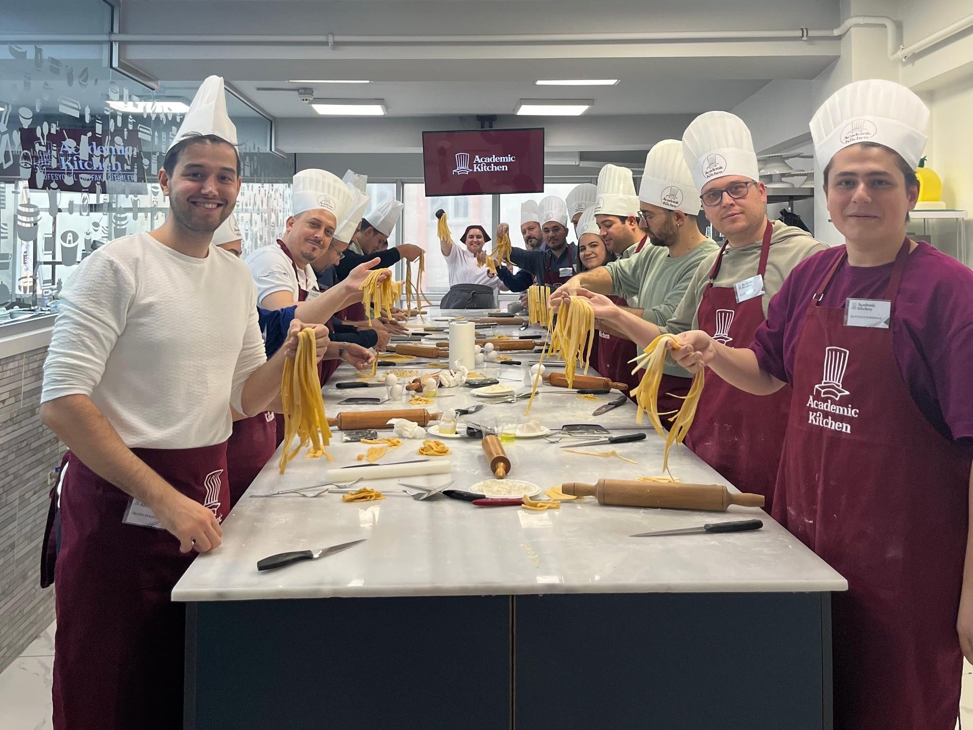 Navelsan Ekibi Academic Kitchen’da Fettuccine Workshop ile Bir Araya Geldi