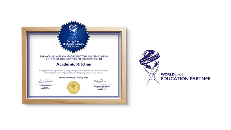 Academic Kitchen Worldchefs Recognized School