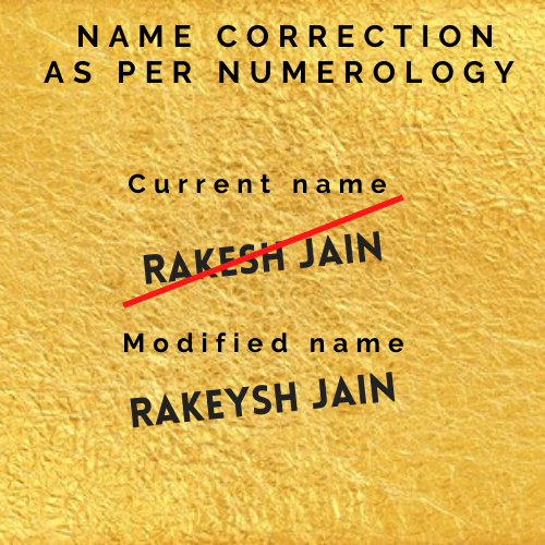 NAME CORRECTION