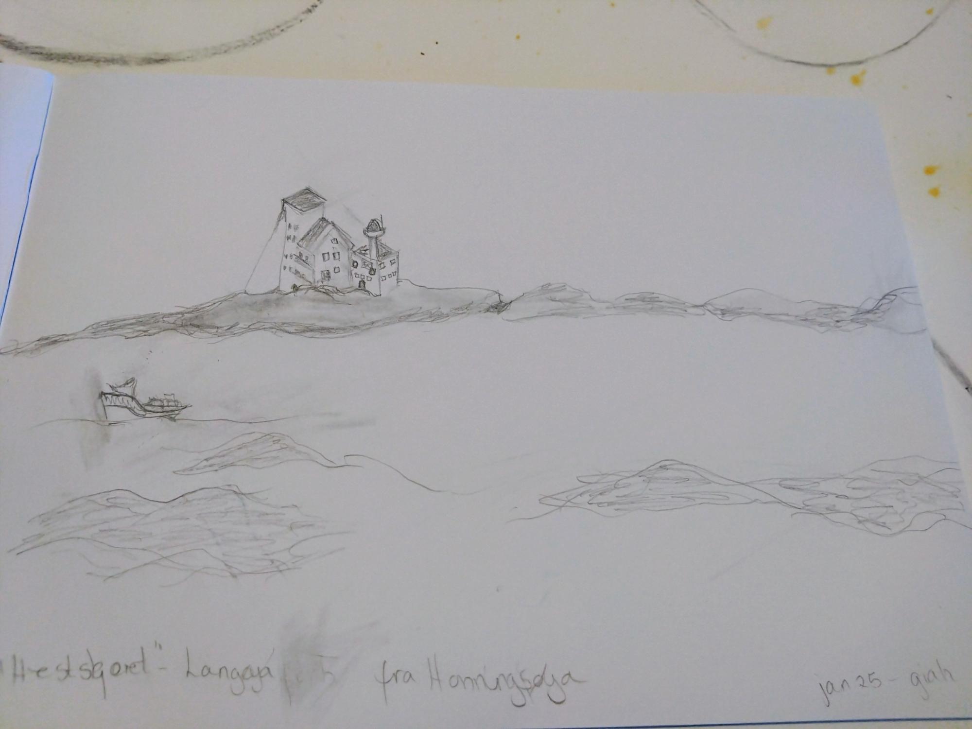 "Hestskjæret fyr" , Langøy, Averøy, A4