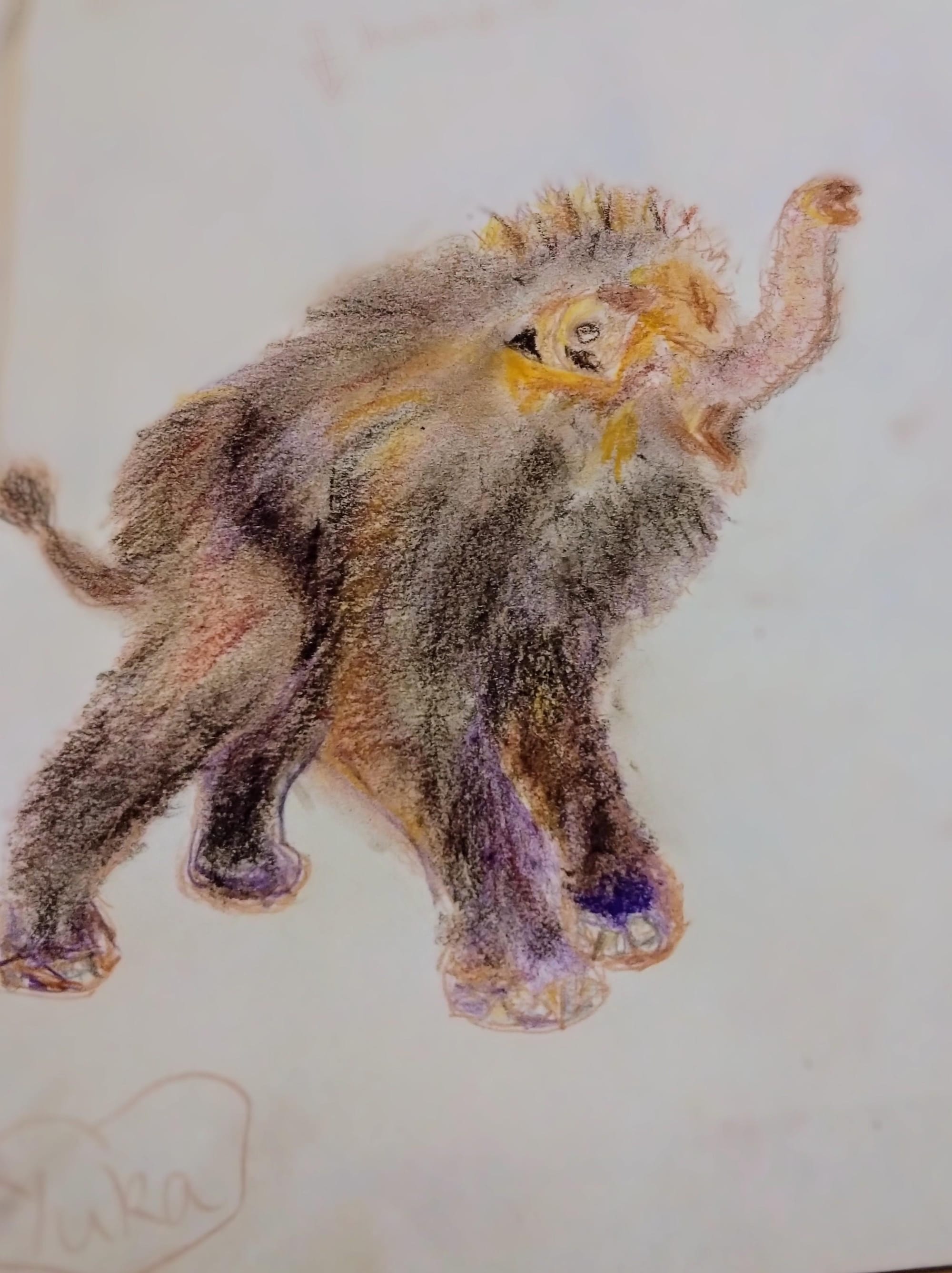"Yuka", pastel