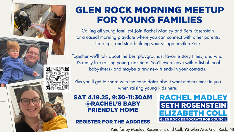 Glen Rock Morning Meetup for Young Families