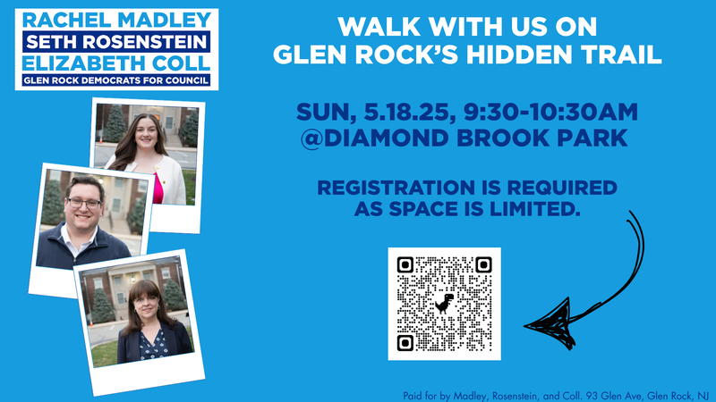Walk With Us on Glen Rock’s Hidden Trail