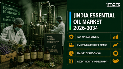 India Essential Oil Market 2026-2034: Industry Size (USD 193.44Mn to USD 305.35Mn), Share, and 5.20% CAGR Analysis