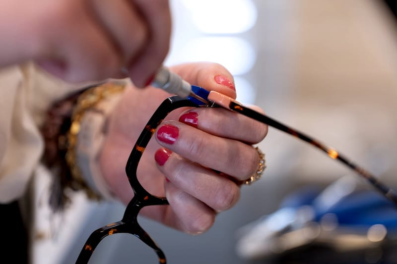 Réglage de lunettes