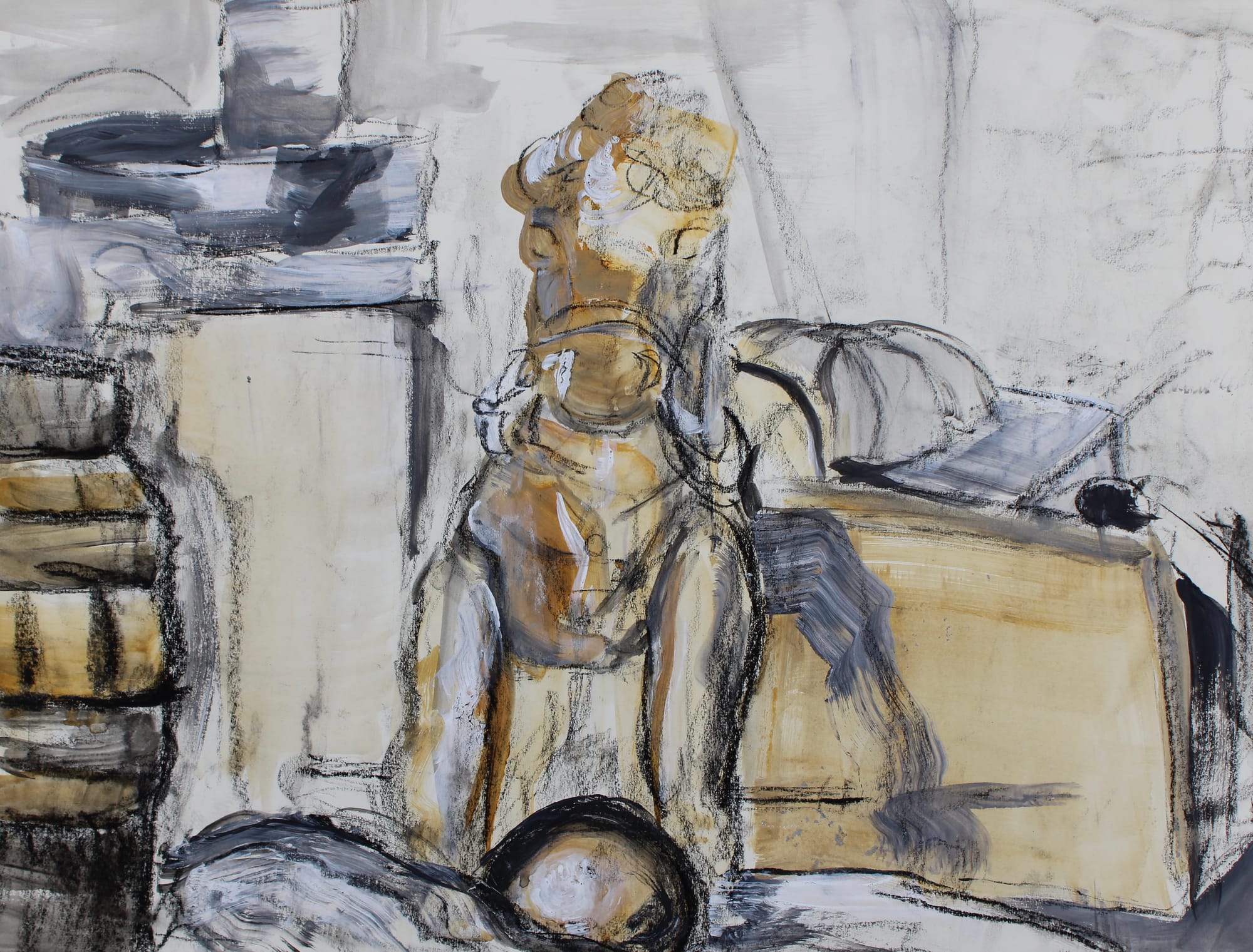 Mixed Media Tone and Temperature Study