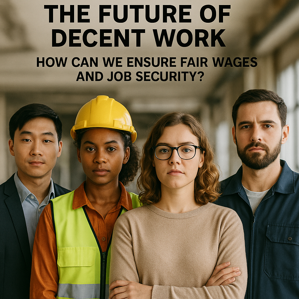 The Future of Decent Work: How Can We Ensure Fair Wages and Job Security?