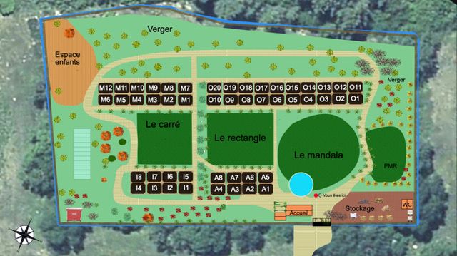 Plan du jardin