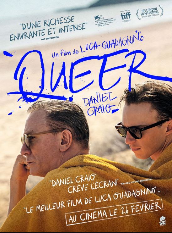 affiche du film queer  luca guadagnino