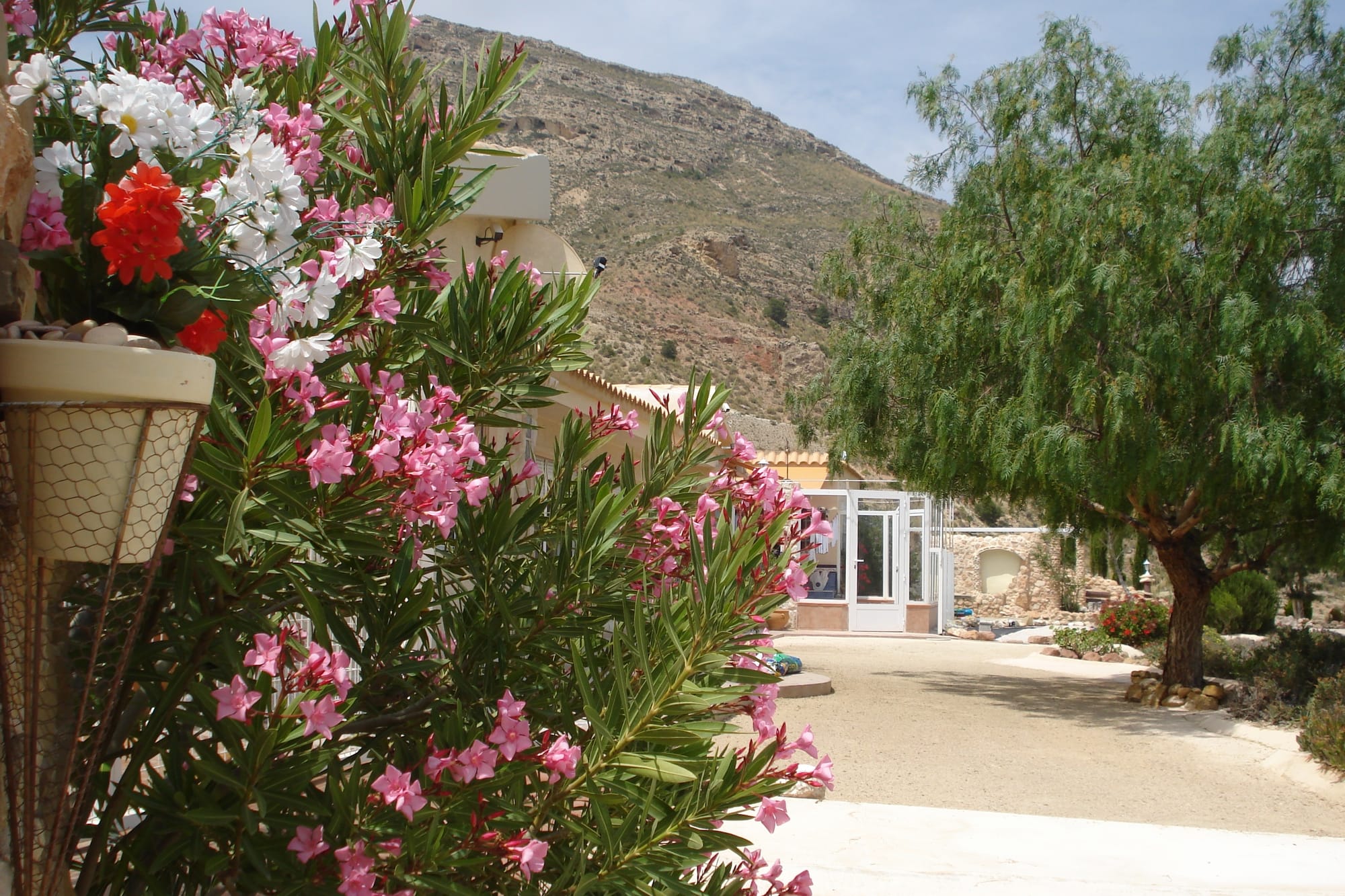 Walk along the villa