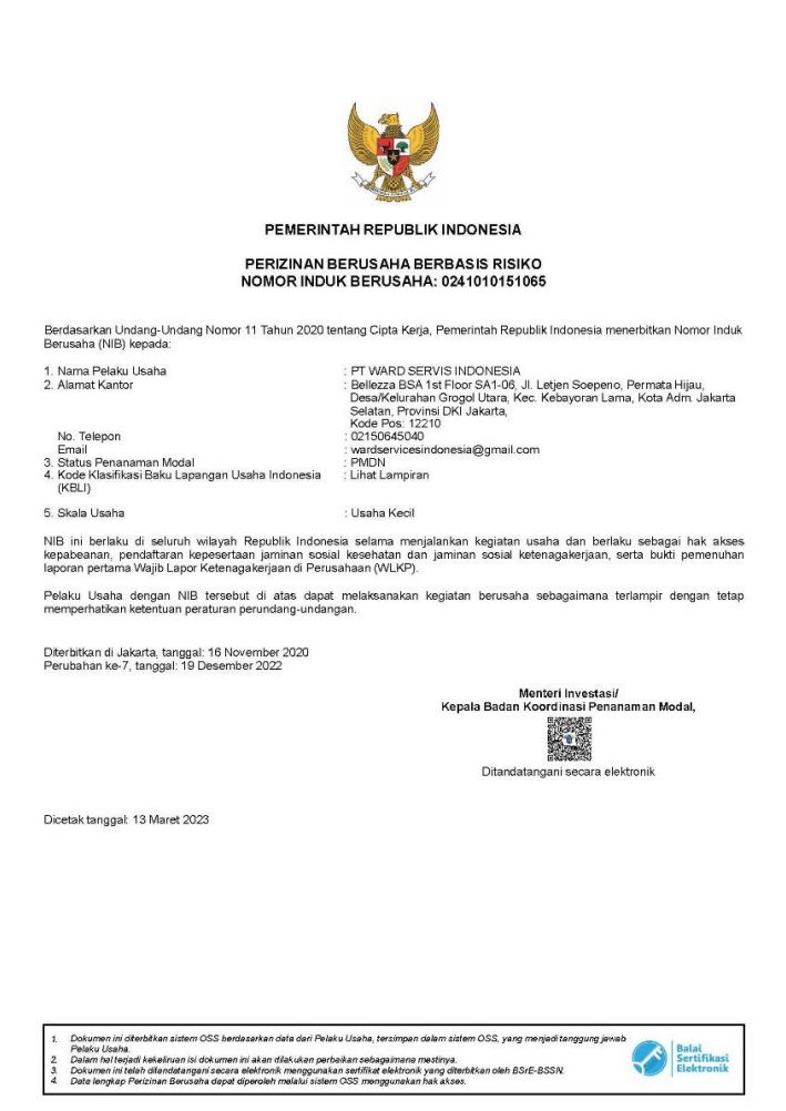 Risk-based Business License
