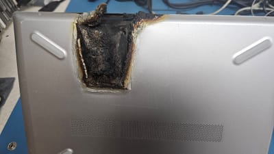 Laptop Battery Fires