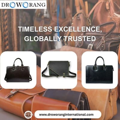 Premium Leather Bag UK Collection by Droworang International