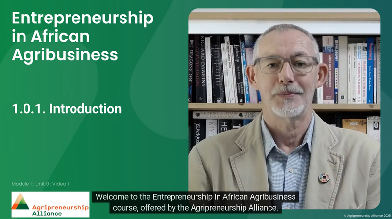 Welcome from Steven Carr, CEO, Agripreneurship Alliance thumbnail