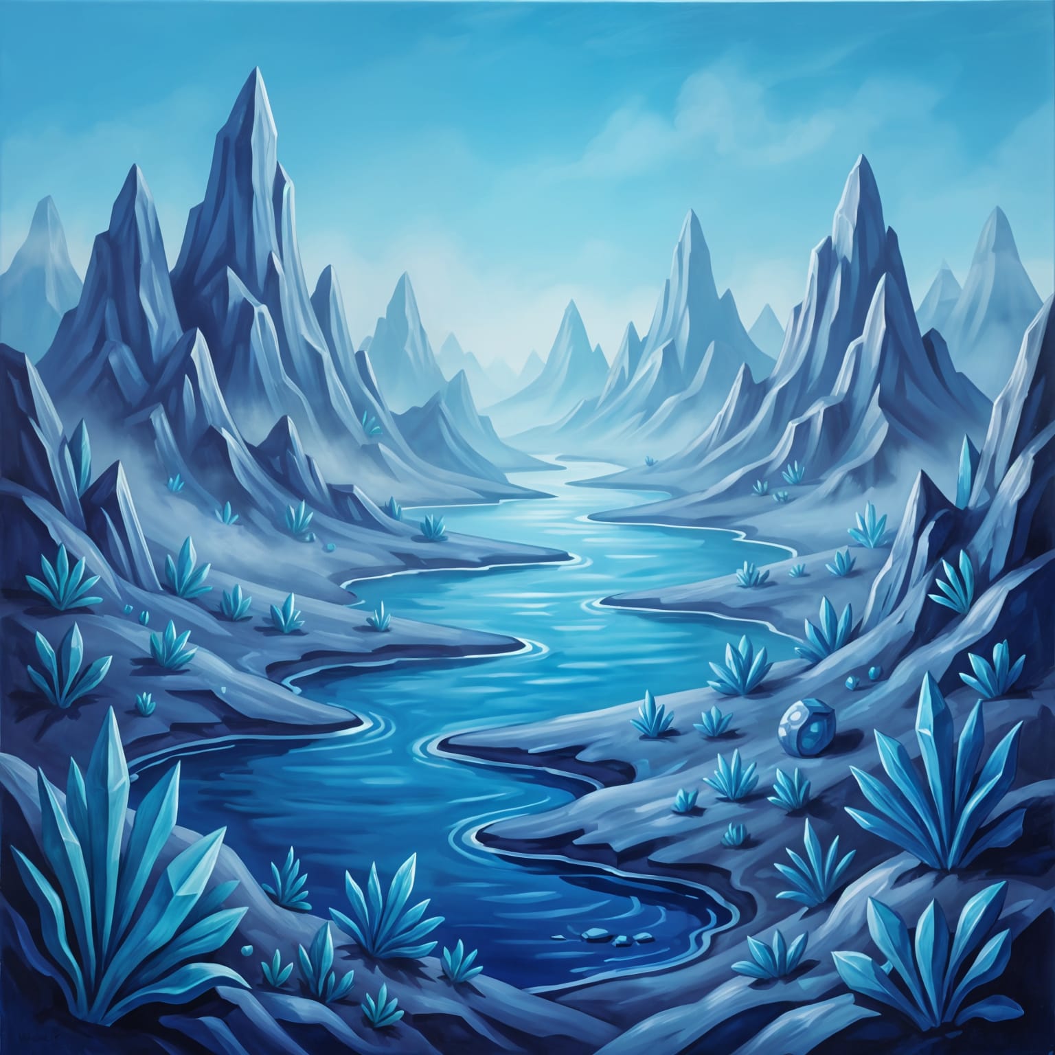 El Reino de los Secretos Azules.