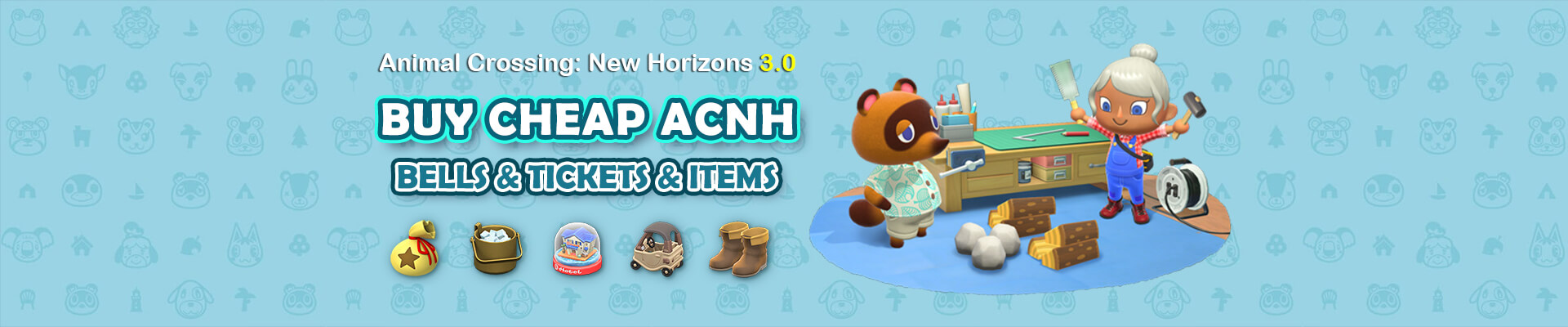 Buy Cheap ACNH Bells, Tickets & Items - MTMMO